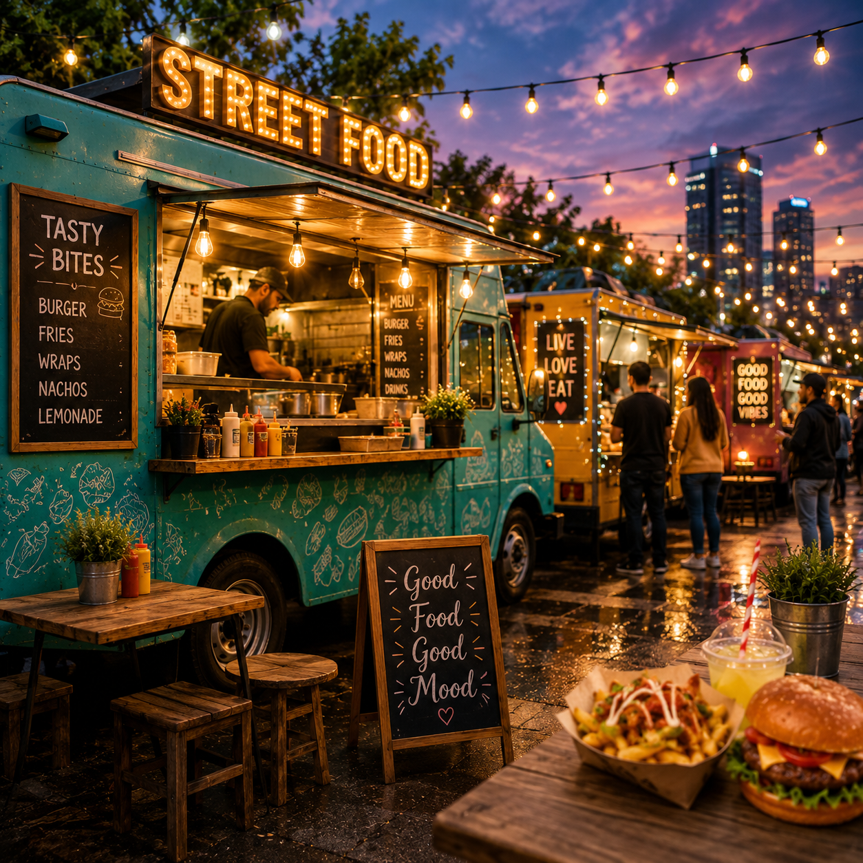 Food Trucks & Street Food Vendors
