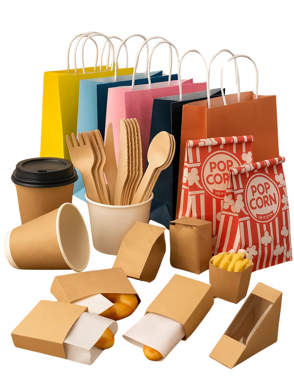 Sustainable paper packaging range